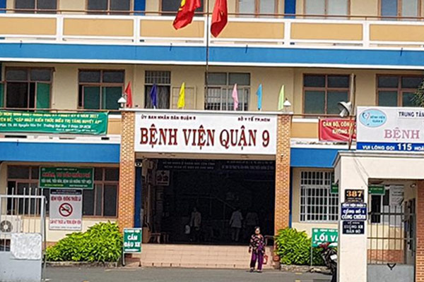 Bệnh viện Quận 9 cũ nhìn từ bên ngoài