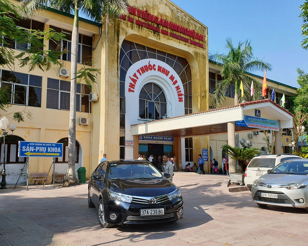 Khu điều trị bệnh viện Sản Nhi Nghệ An