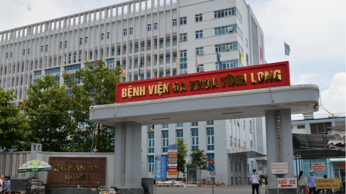 Bệnh viện Đa khoa tỉnh Vĩnh Long bên ngoài