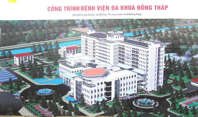 cơ sở vật chất bệnh viện Đồng Tháp