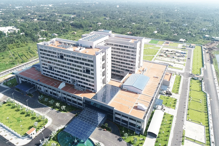 Toàn cảnh Bệnh viện Đa khoa tỉnh Tiền Giang