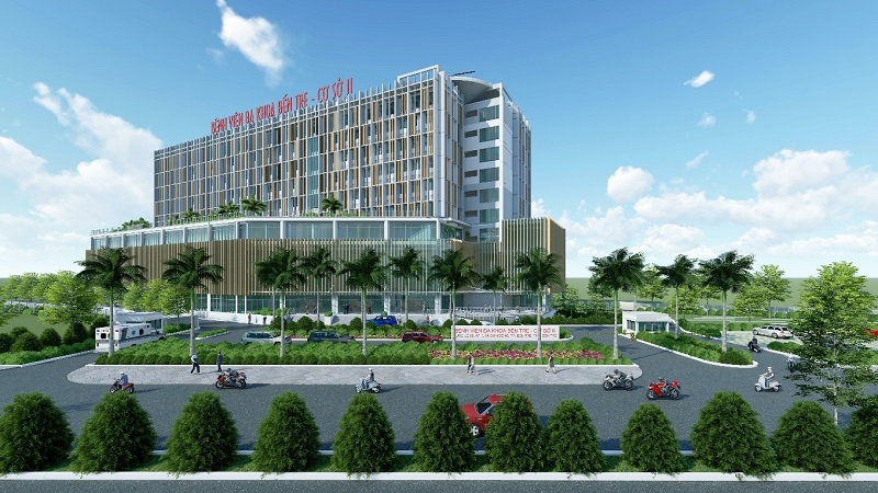 Bệnh viện Đa khoa tỉnh Bến Tre toàn cảnh