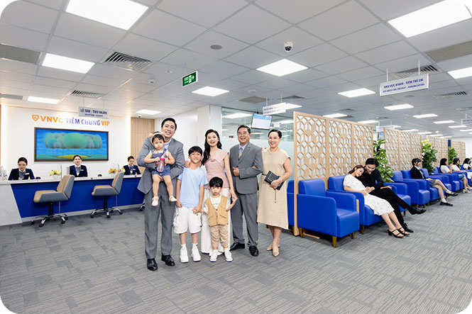 Gia đình tiêm chủng tại VNVC