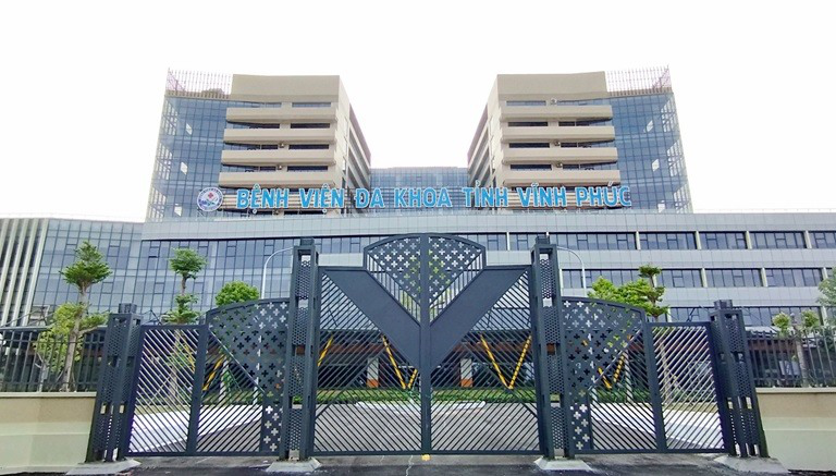 Toàn cảnh bệnh viện đa khoa tỉnh Vĩnh Phúc