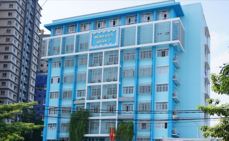 Toàn cảnh bệnh viện Quận 7