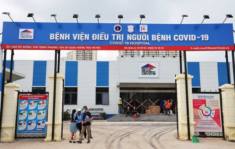 Toàn cảnh Bệnh viện Quận Hoàng Mai