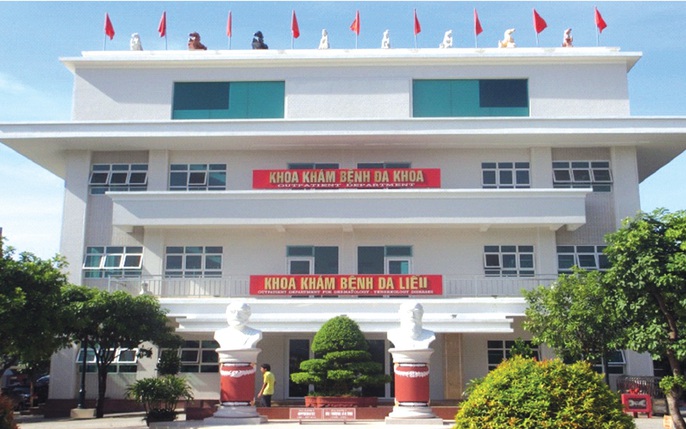 Cảnh quan bệnh viện Quy Hòa