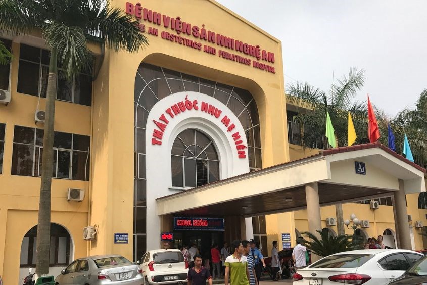 Toàn cảnh bệnh viện Sản Nhi Nghệ An