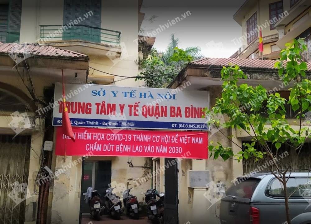 Bệnh viện Quận Ba Đình mặt trước