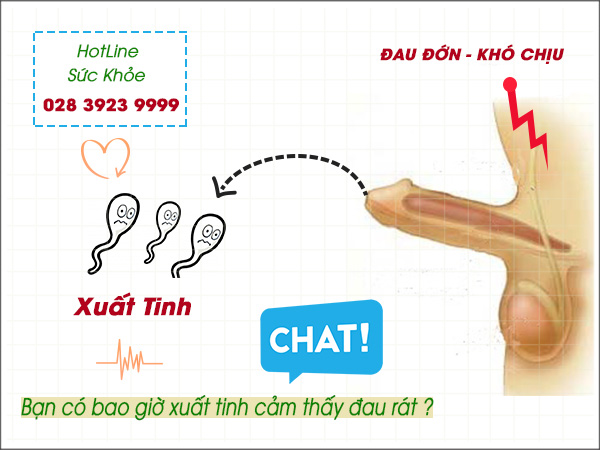 Nam giới đau khi xuất tinh